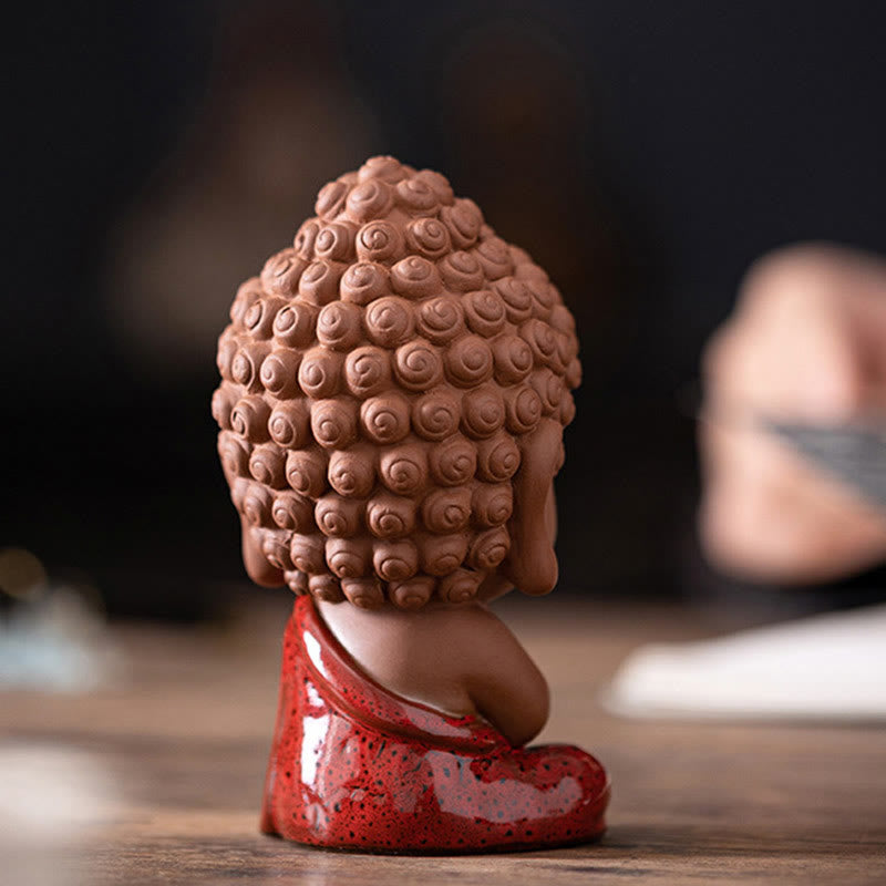 Keramik-Buddha-Statuen-Set | Mini Gautama &amp; Bodhisattvas