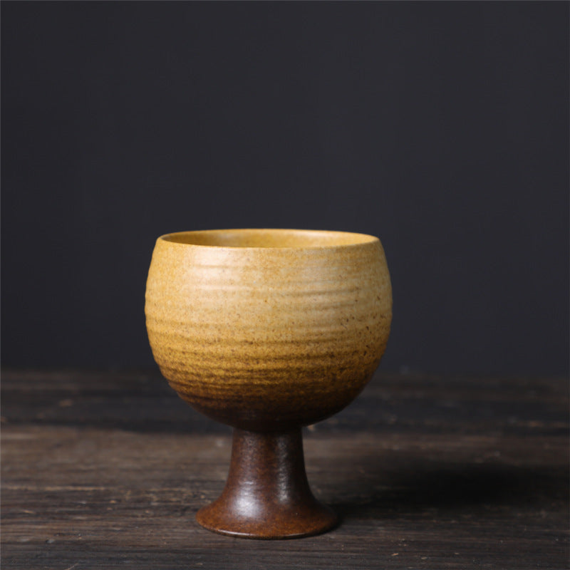 Keramikbecher, 170 ml | Elegante Teetasse im Weinstil