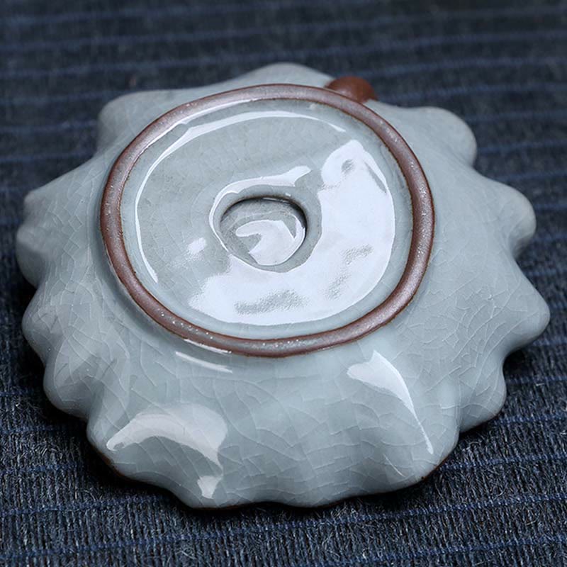 Keramik-Lotus-Rückfluss-Räuchergefäß für Meditation
