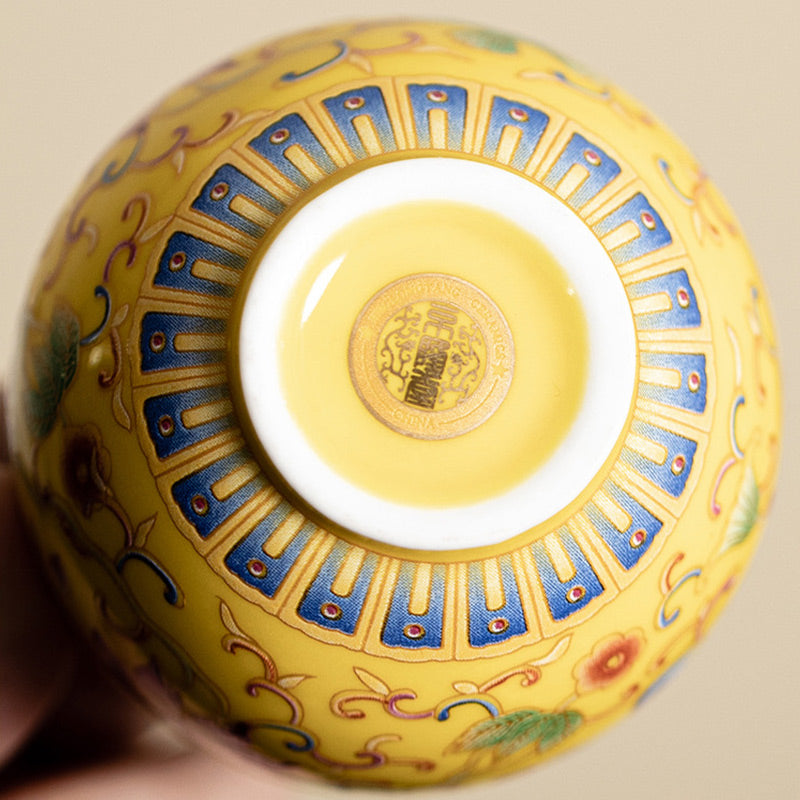 Teetasse aus Keramik mit Lotusblüten-Pod, 80 ml, für Meditation