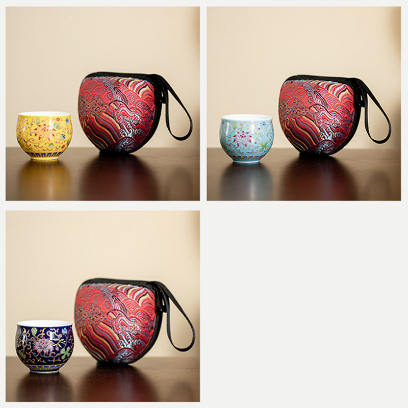 Teetasse aus Keramik mit Lotusblüten-Pod, 80 ml, für Meditation