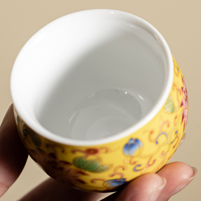Teetasse aus Keramik mit Lotusblüten-Pod, 80 ml, für Meditation