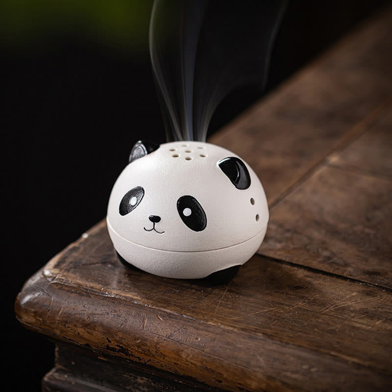Keramik-Panda-Räuchergefäß für Meditation und Entspannung