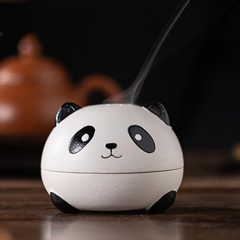 Keramik-Panda-Räuchergefäß für Meditation und Entspannung