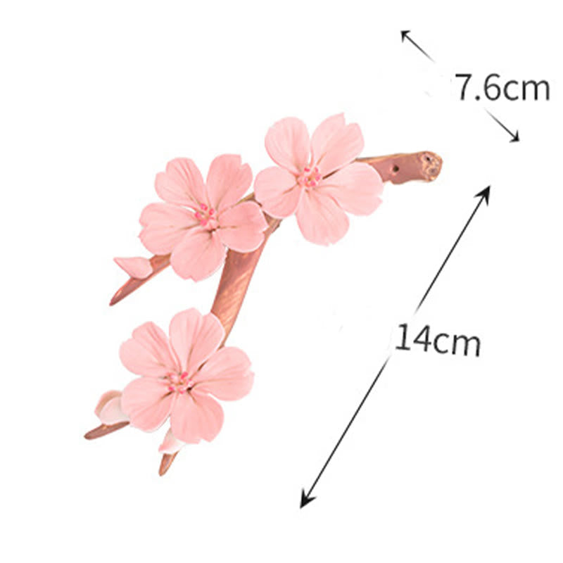 Räuchergefäß aus Keramik mit Pflaumenblütenmotiv, 7,6 cm, für Meditation