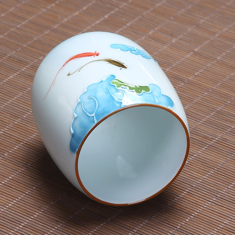 Spirituelle Teetasse aus Keramik, 180 ml, für Zen-Meditationsrituale