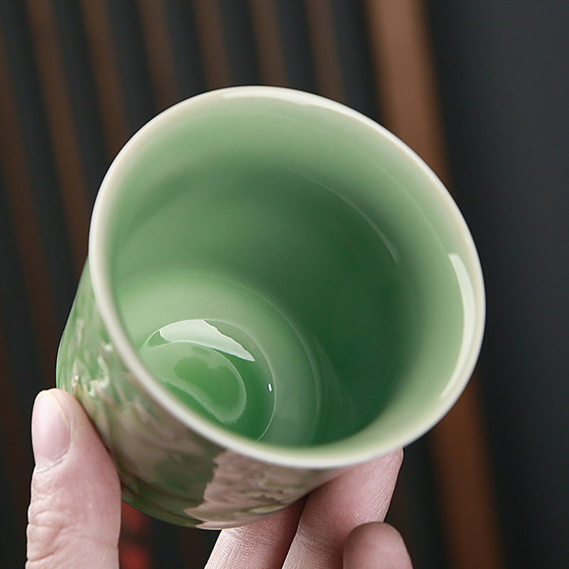 Keramik-Teetasse mit Zen-Landschaftskunst | 130–195 ml Fassungsvermögen