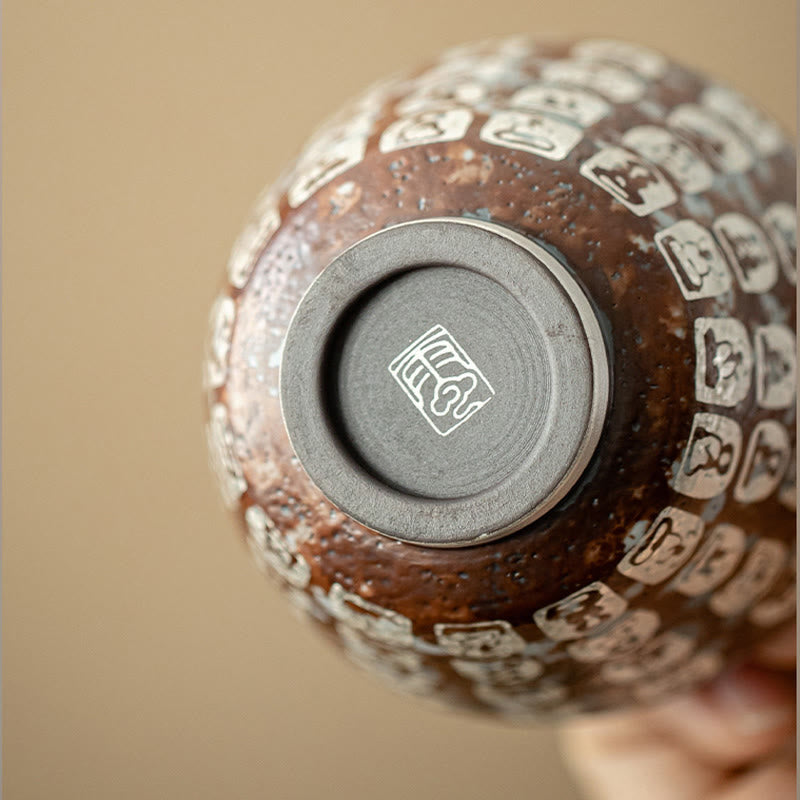 Keramik-Zen-Teetasse 100 ml mit Geschenkbox – Meditationsdekor