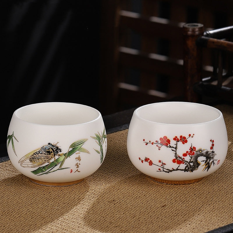 Keramik-Zen-Teetasse, 185 ml, für eine achtsame Kung-Fu-Teezeremonie