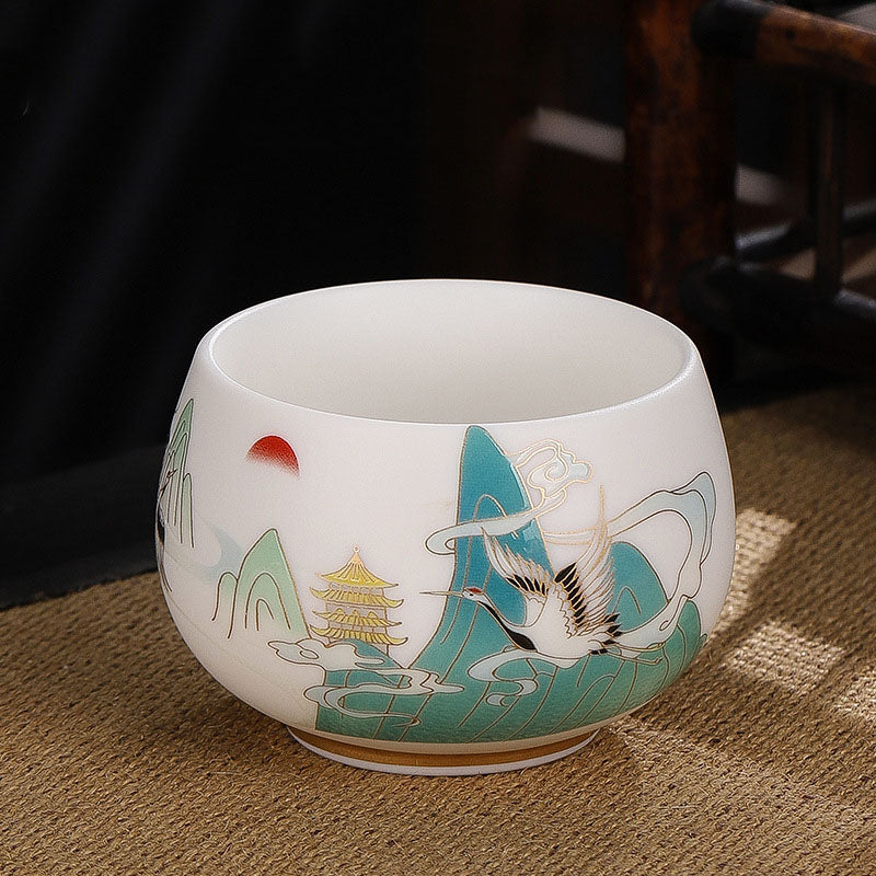 Keramik-Zen-Teetasse, 185 ml, für eine achtsame Kung-Fu-Teezeremonie