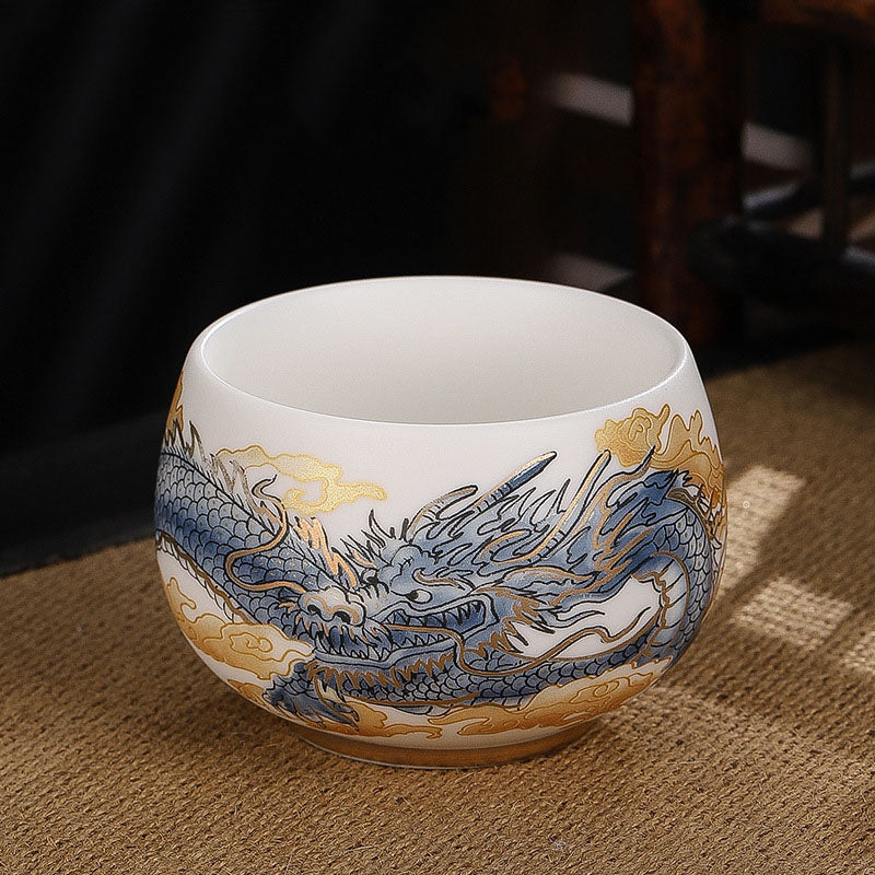Keramik-Zen-Teetasse, 185 ml, für eine achtsame Kung-Fu-Teezeremonie