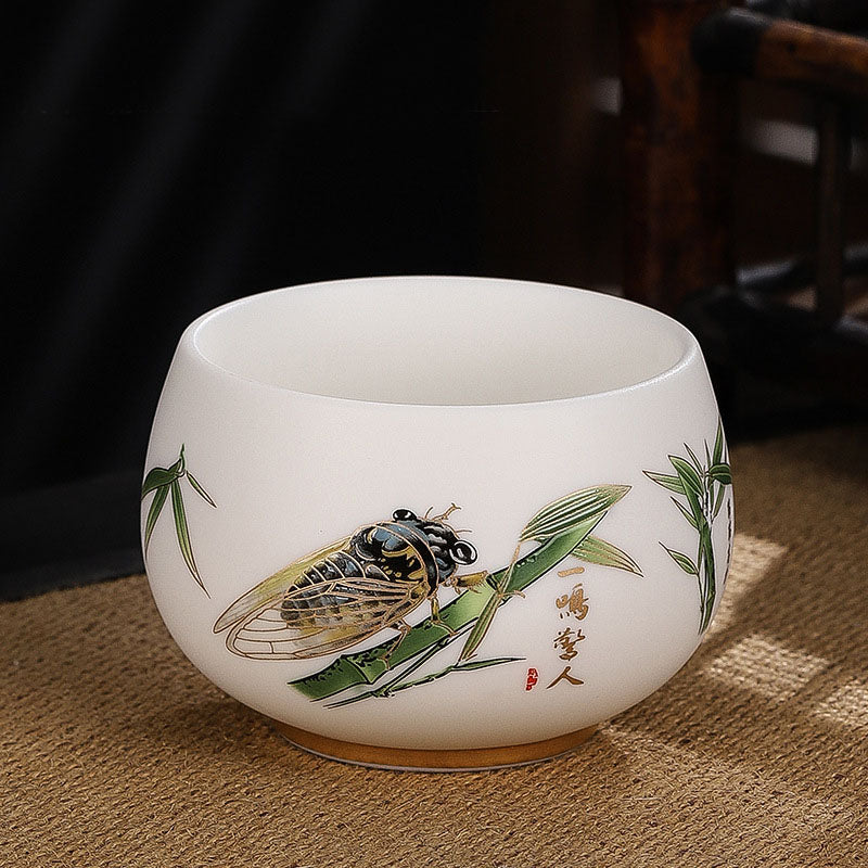 Keramik-Zen-Teetasse, 185 ml, für eine achtsame Kung-Fu-Teezeremonie