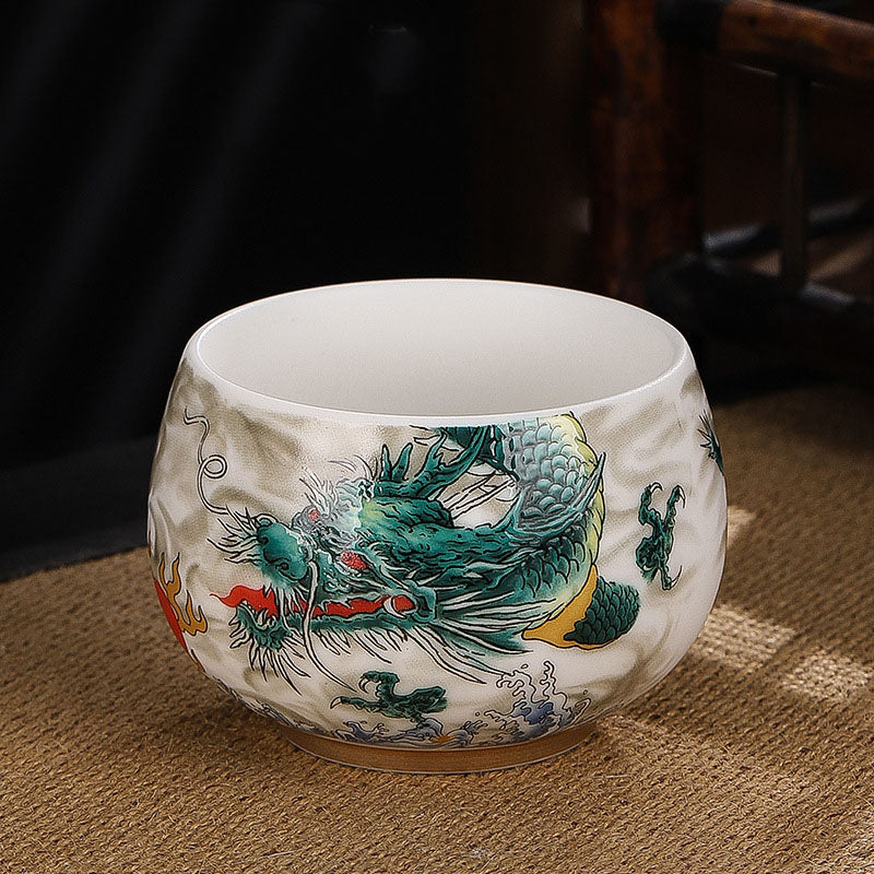 Keramik-Zen-Teetasse, 185 ml, für eine achtsame Kung-Fu-Teezeremonie