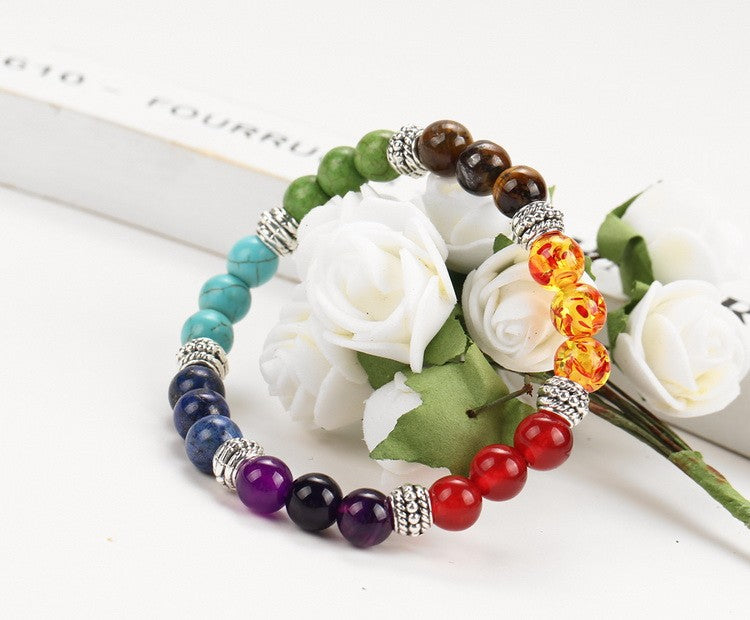 Chakra-ausgleichendes Kristallarmband zur Heilung