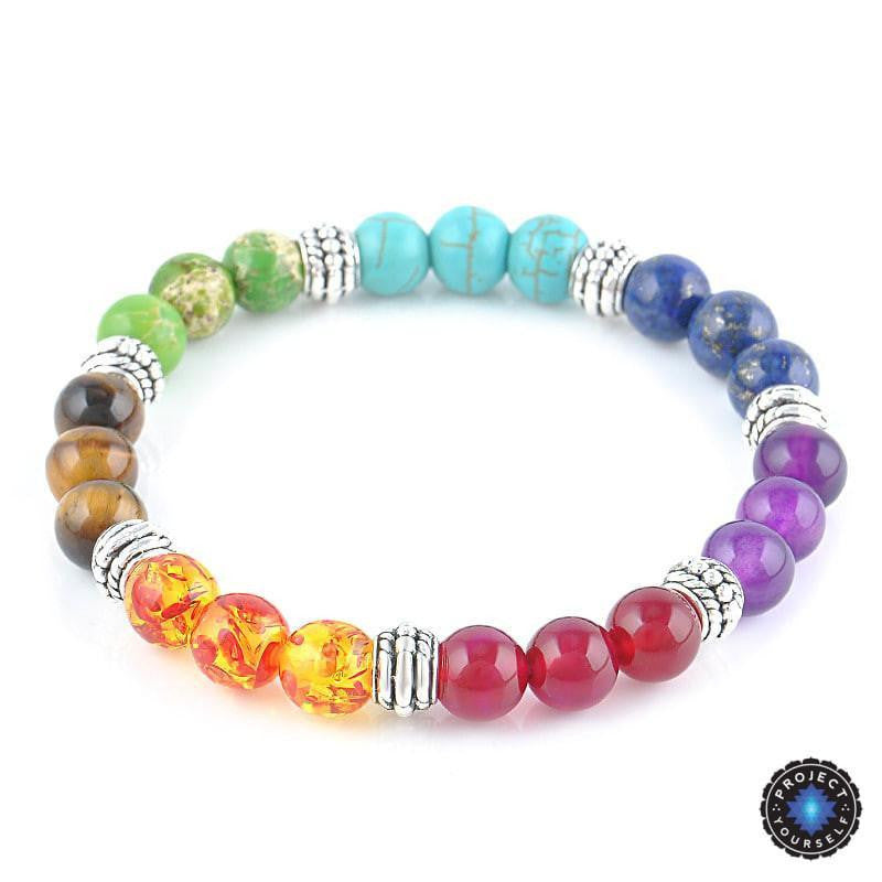 Chakra-ausgleichendes Kristallarmband zur Heilung