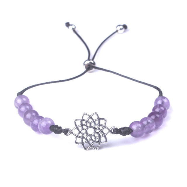 Chakra-ausgleichendes Natursteinarmband