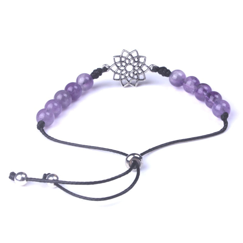 Chakra-ausgleichendes Natursteinarmband
