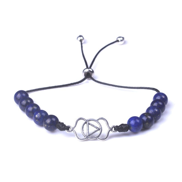 Chakra-ausgleichendes Natursteinarmband