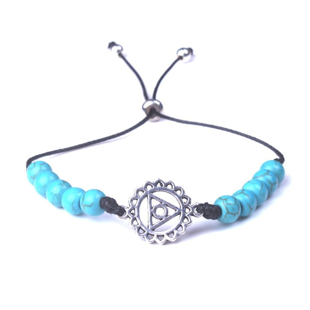 Chakra-ausgleichendes Natursteinarmband