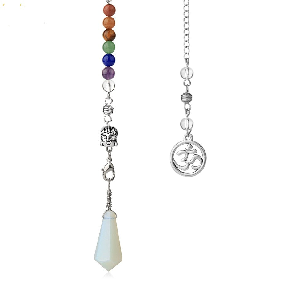 Chakra-Ausgleichspendel mit Buddhakopf