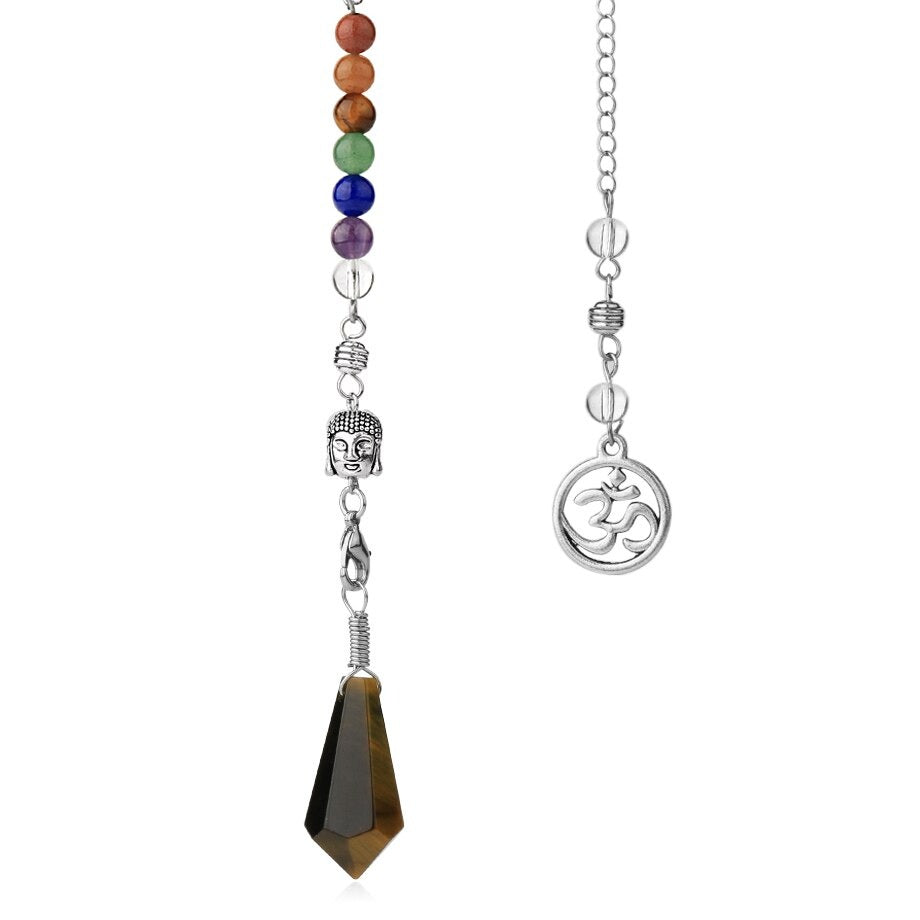 Chakra-Ausgleichspendel mit Buddhakopf