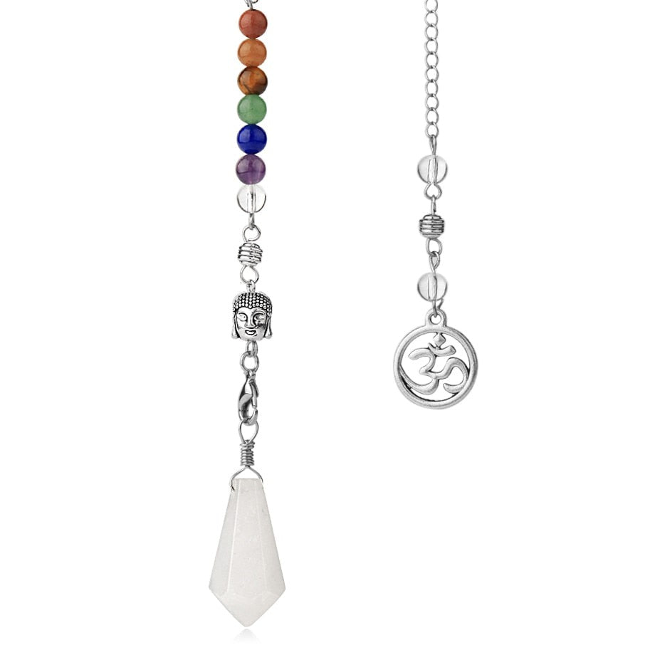 Chakra-Ausgleichspendel mit Buddhakopf