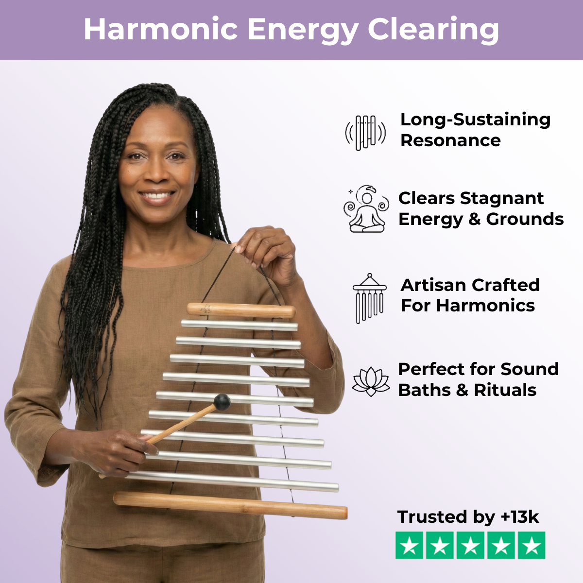 Chakra Schumann Swinging Chimes 8-Ton