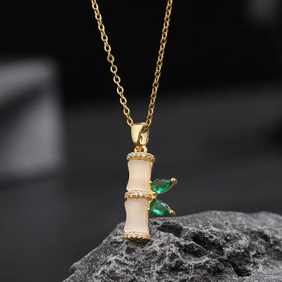 Chalcedon Harmonie Halskette 18K vergoldet spiritueller Anhänger