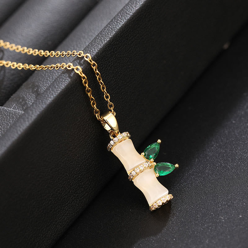 Chalcedon Harmonie Halskette 18K vergoldet spiritueller Anhänger