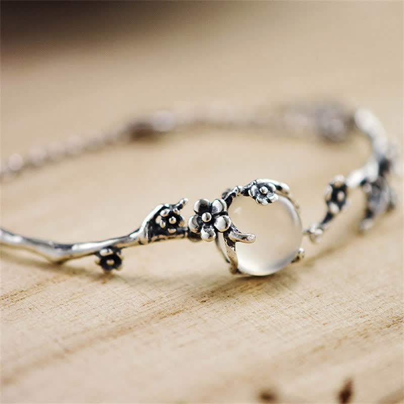 Chalcedon Positive Harmony Armband Größenverstellbar