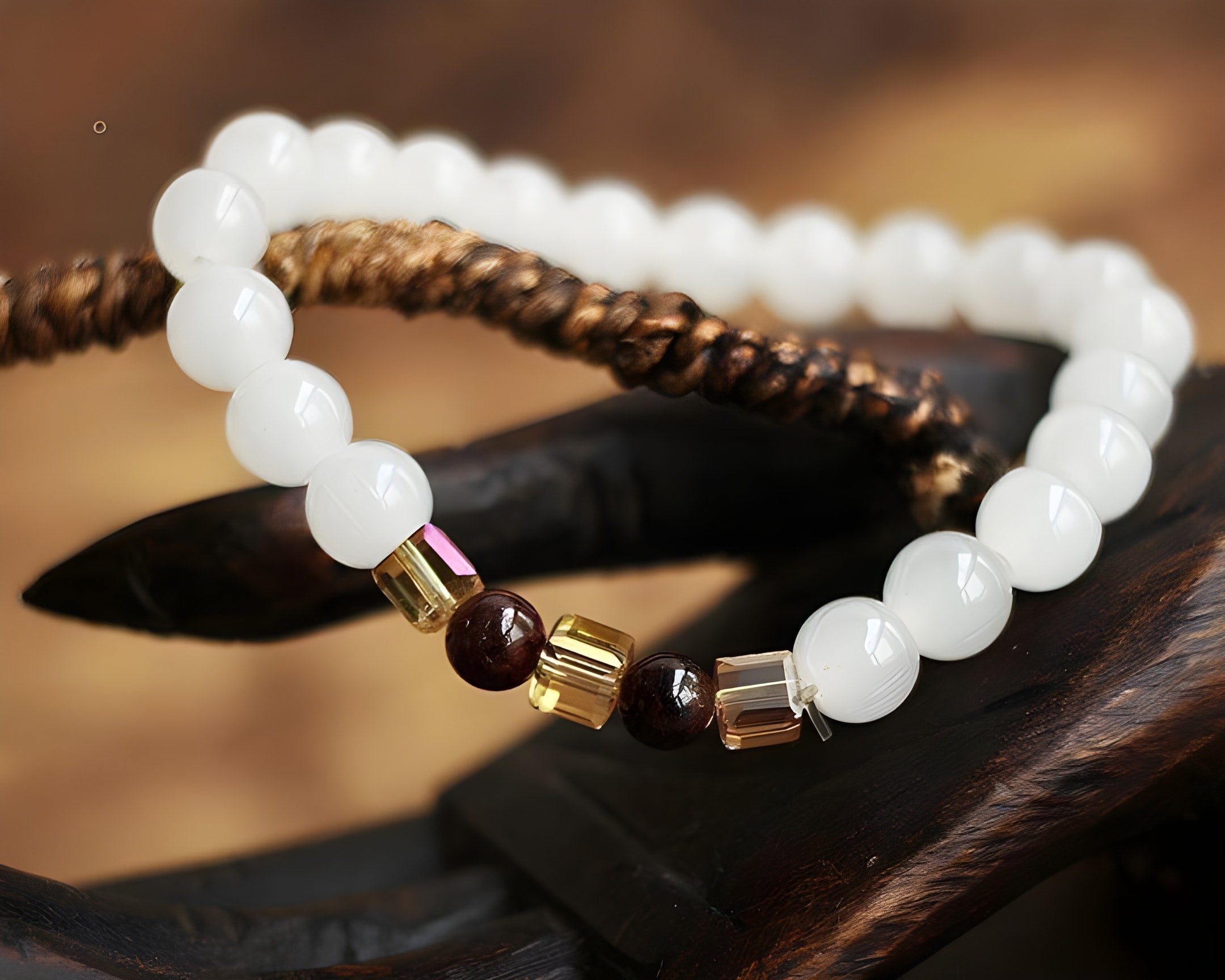 Chalcedon-Steinarmband für Ruhe und Selbstvertrauen