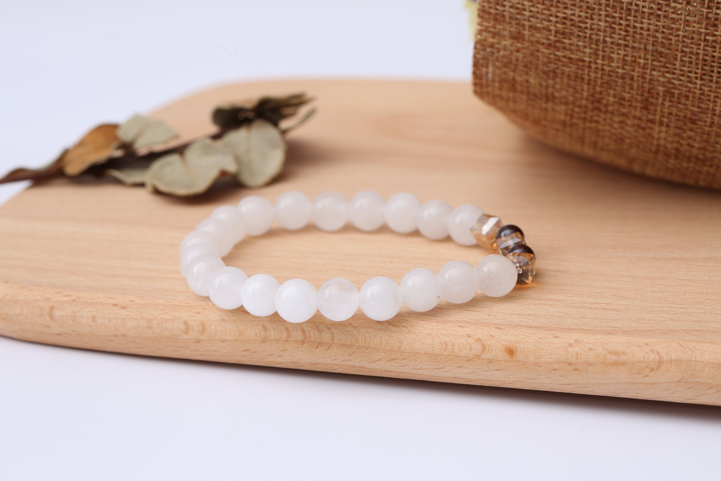 Chalcedon-Steinarmband für Ruhe und Selbstvertrauen