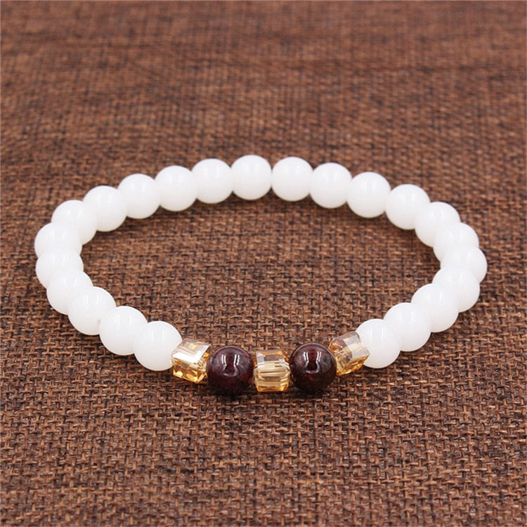 Chalcedon-Steinarmband für Ruhe und Selbstvertrauen