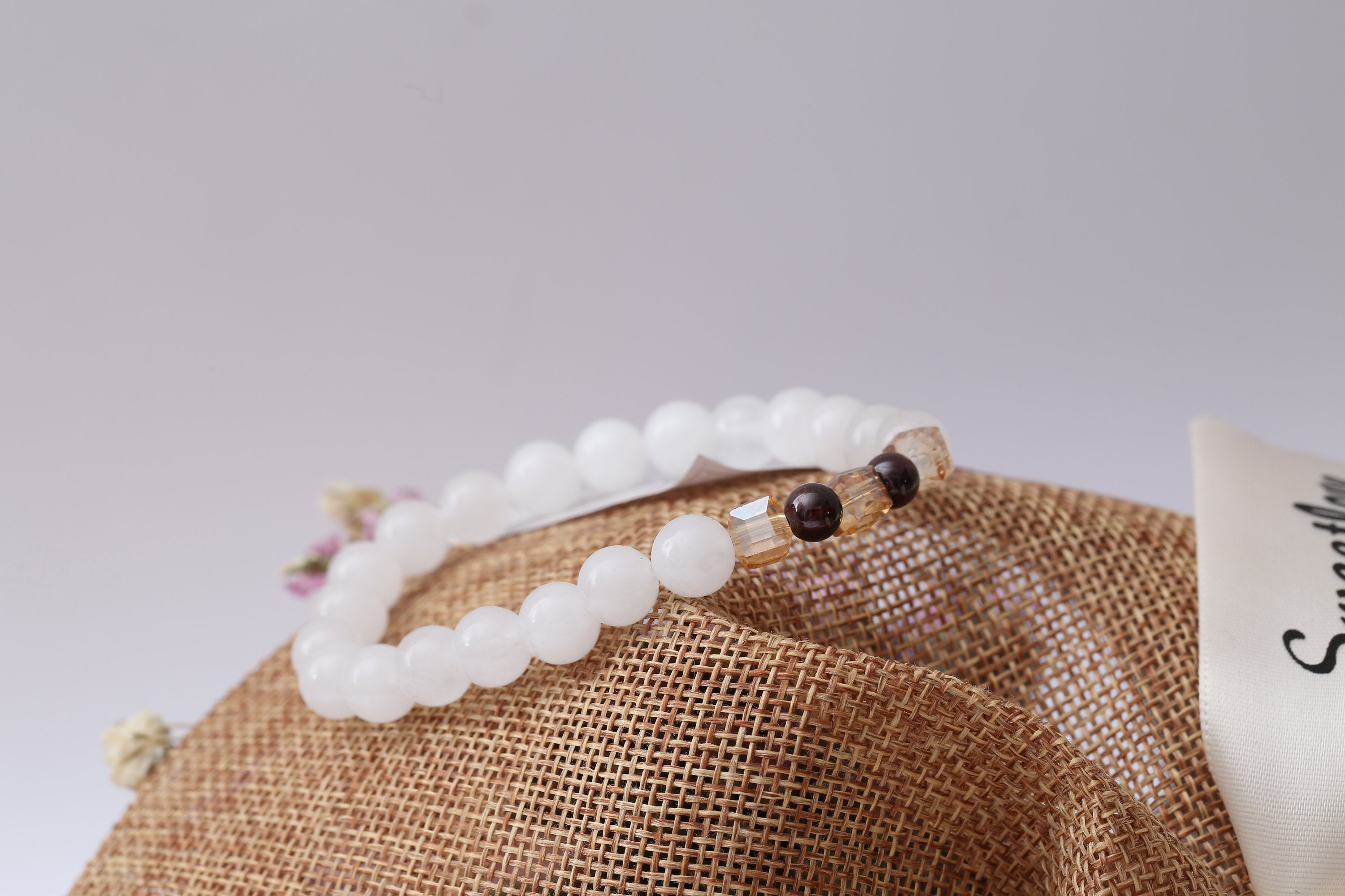 Chalcedon-Steinarmband für Ruhe und Selbstvertrauen