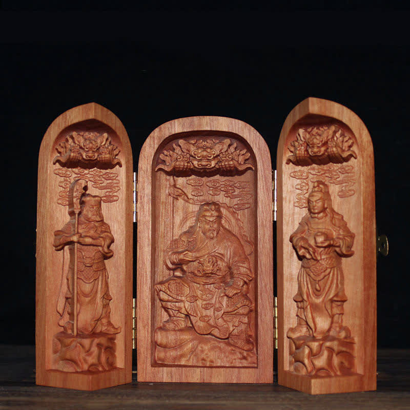 Kirschholz Avalokitesvara Kwan Yin Buddha Altardekoration