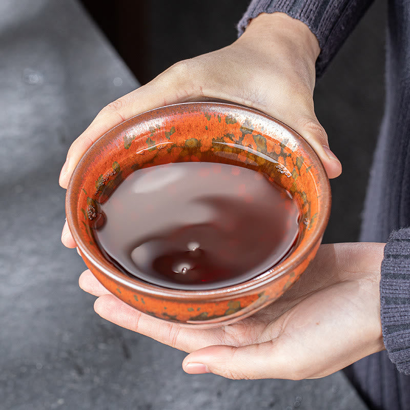 Chinesische Keramik-Teetasse, 330 ml, Jian Zhan Kiln Change Cup