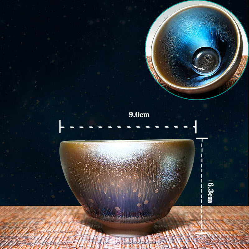 Chinesische Jian Zhan Keramik-Teetasse 150 ml für Meditation
