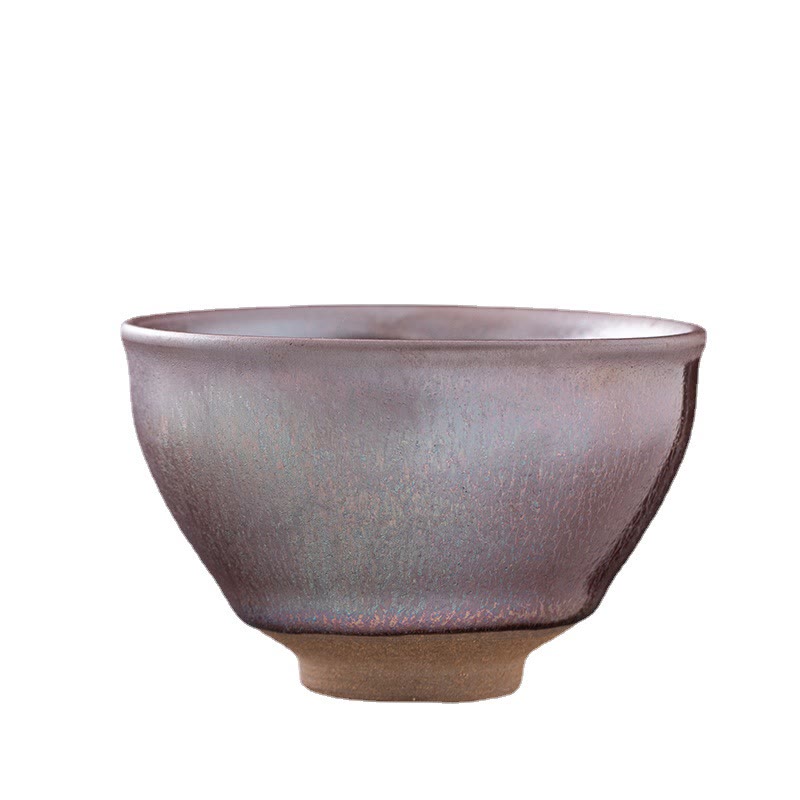 Chinesische Rotgold-Teetasse aus Jianzhan-Porzellan, 135 ml