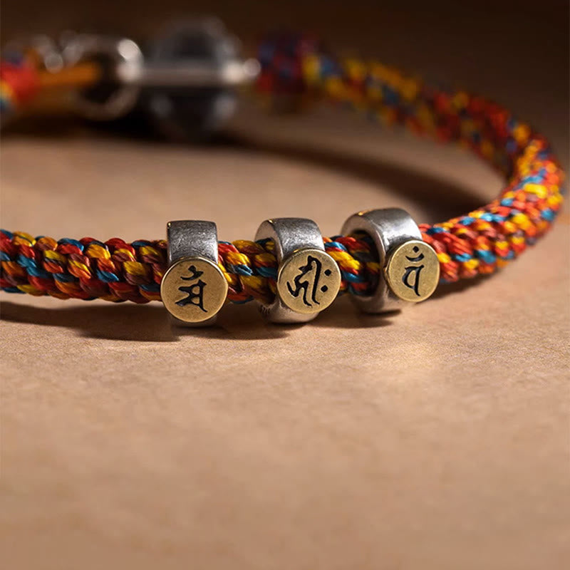 Chinesisches Sternzeichen-Silberarmband für Reichtum und Schutz