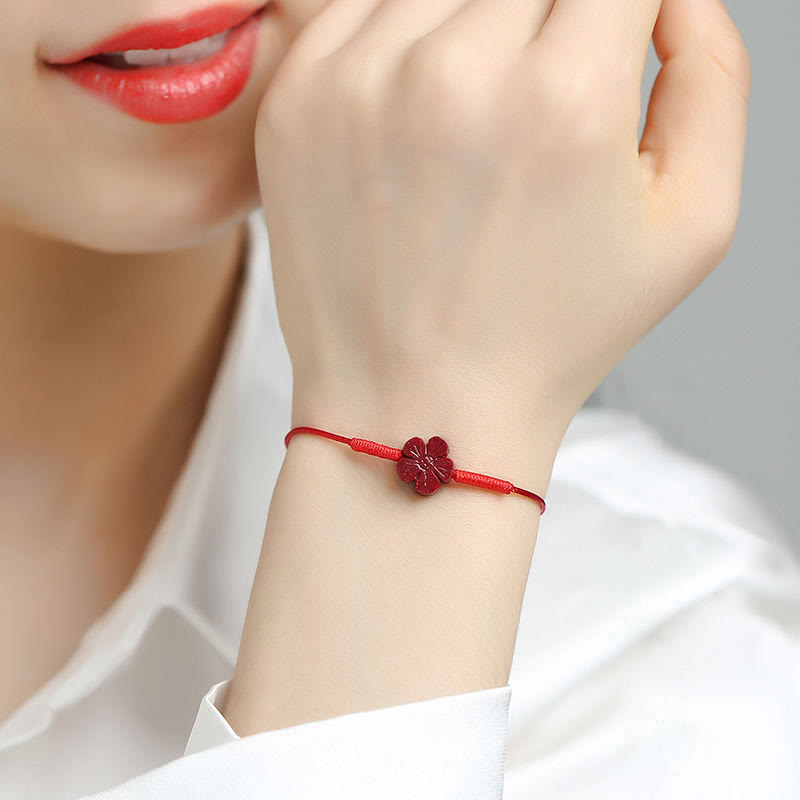 Zinnoberarmband mit Pixiu für Glück und Schutz