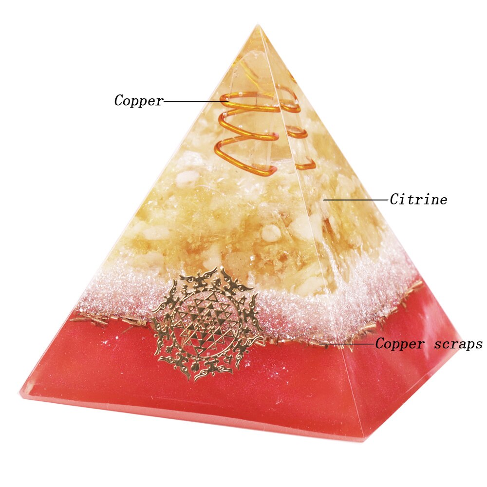 Citrin Orgon Manifestationspyramide