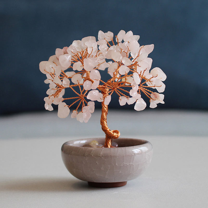 Citrin Zen Decor Kristall Wohlstandsbaum Home 6-7cm