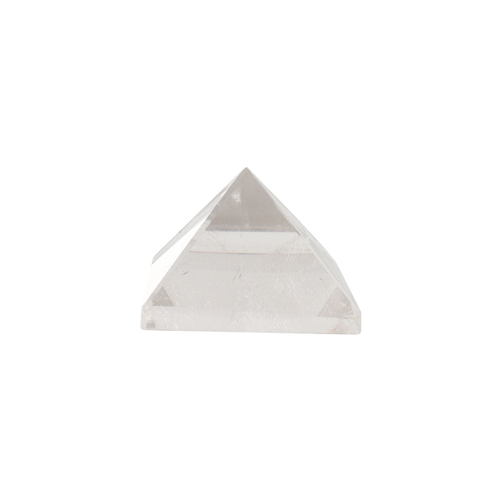Clear Quartz Crystal Pyramid Carving 1.15 Inch Healing Tool