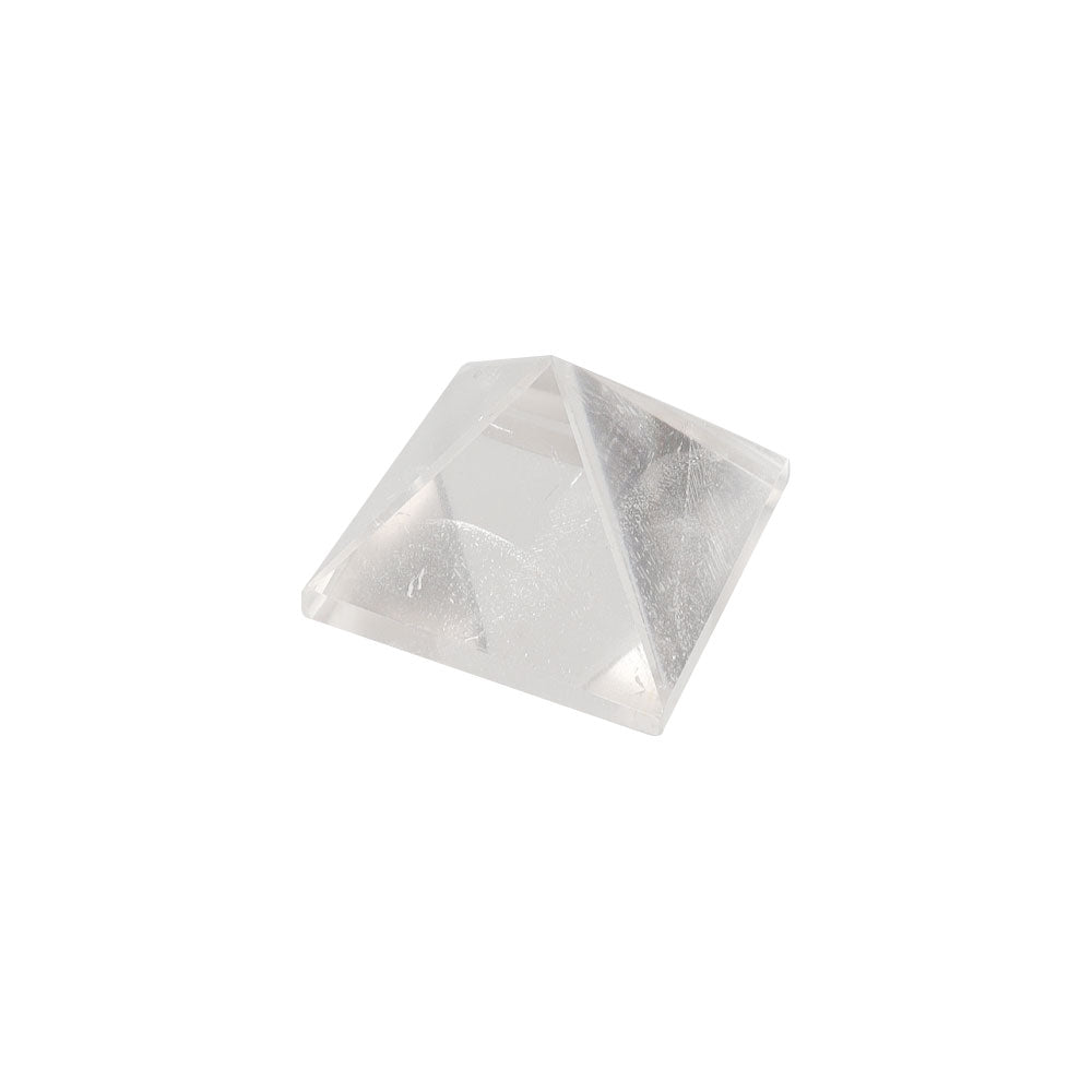 Clear Quartz Crystal Pyramid Carving 1.15 Inch Healing Tool