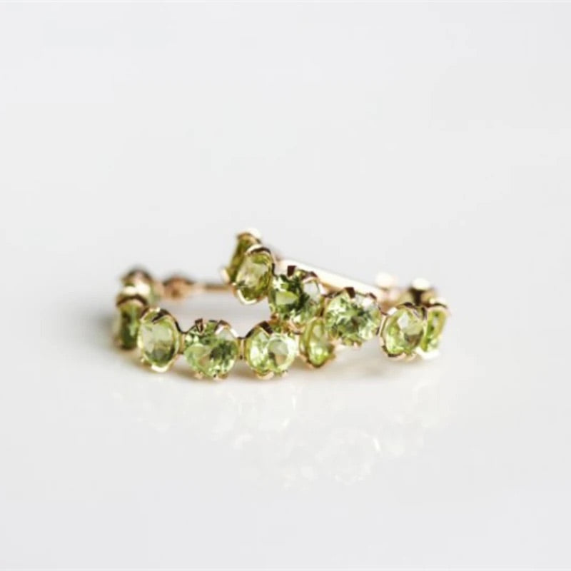 Cleopatras Schatz Peridot Armband &amp; Ohrringe Set
