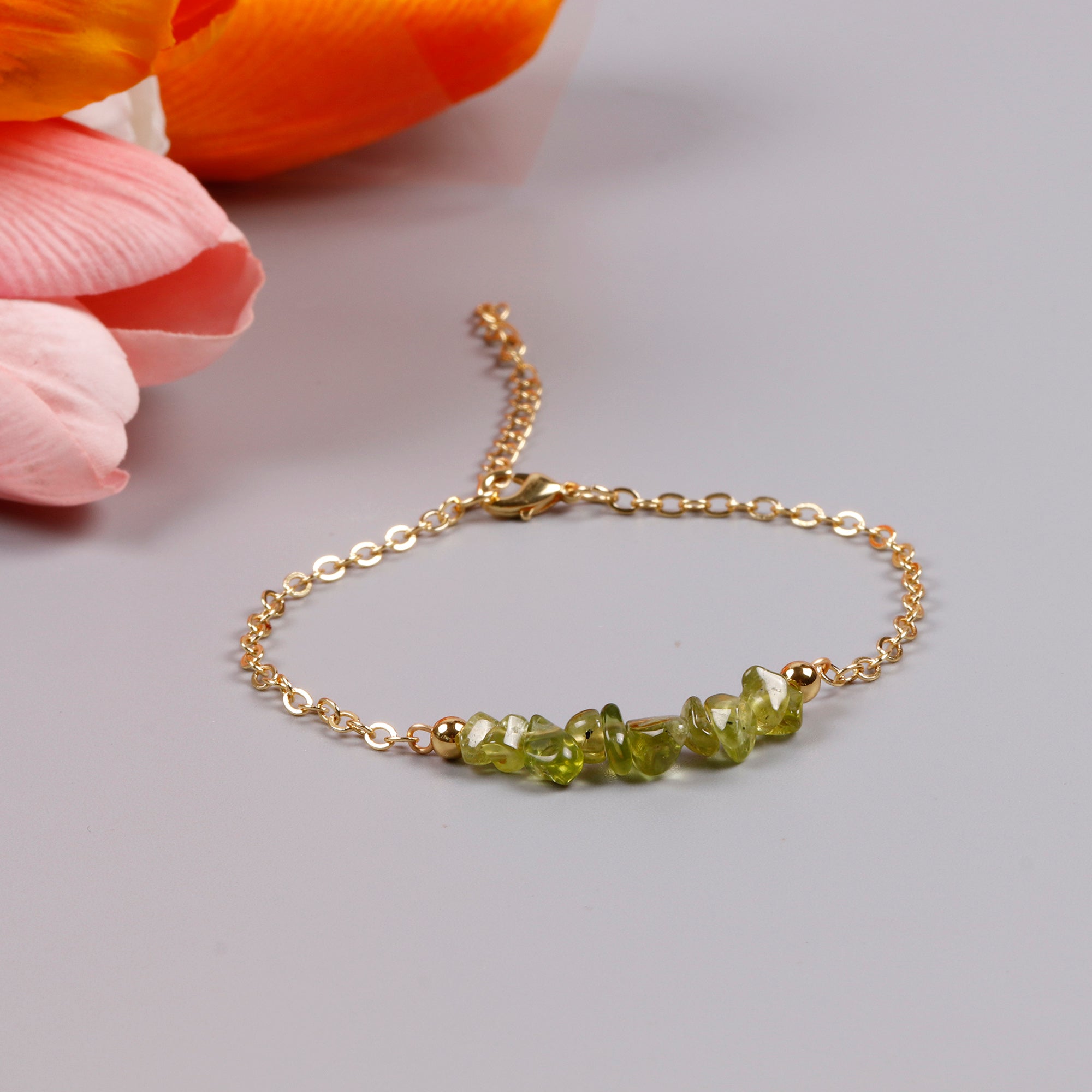 Cleopatras Schatz Peridot Armband &amp; Ohrringe Set