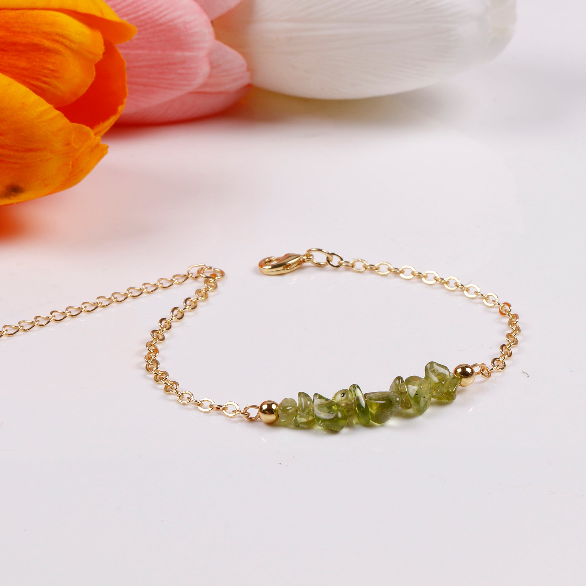 Cleopatras Schatz Peridot Armband &amp; Ohrringe Set