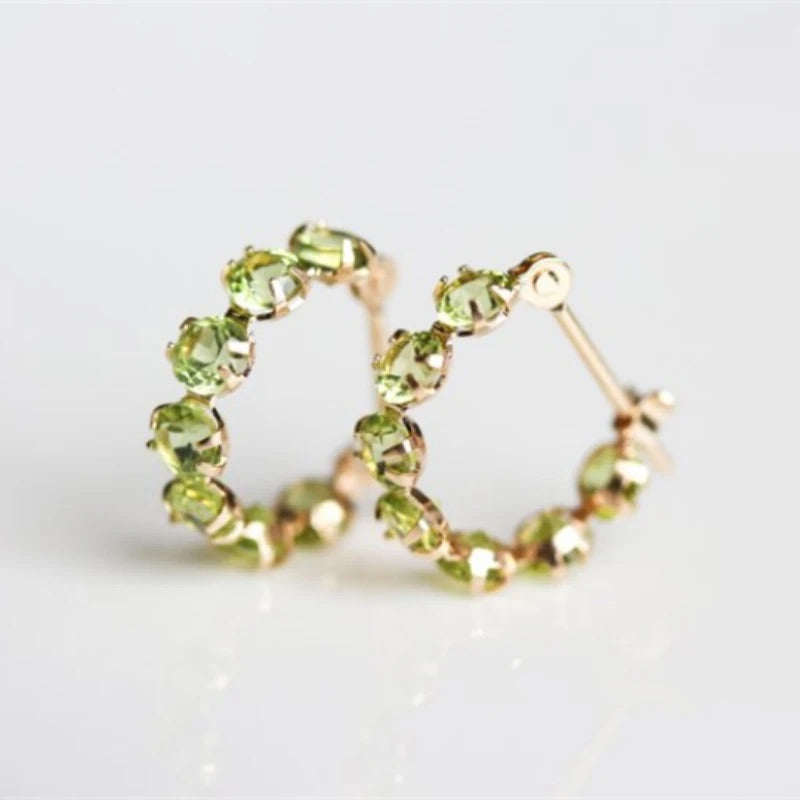 Cleopatras Schatz Peridot Armband &amp; Ohrringe Set