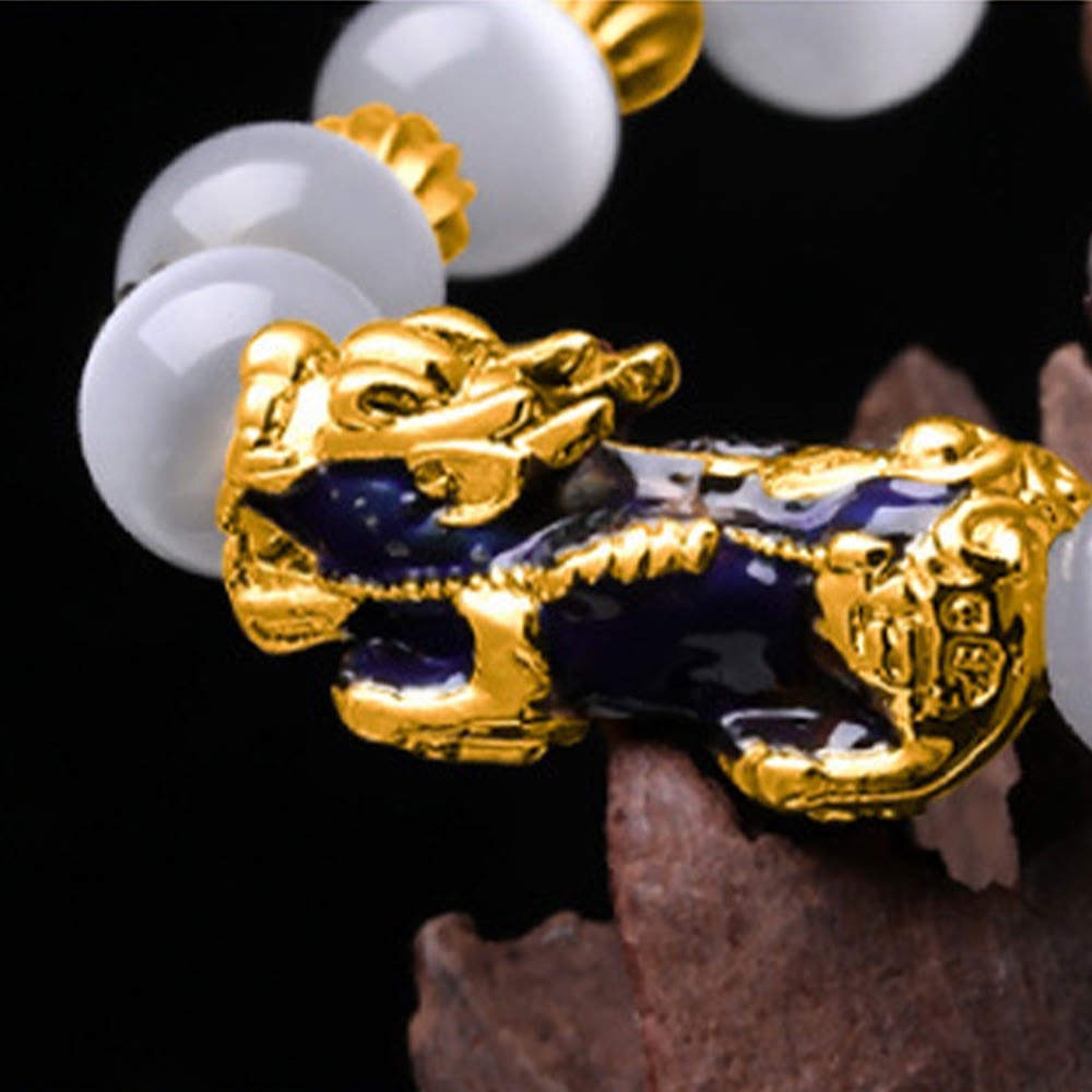 Farbwechselndes PiXiu-Armband mit Chrysoberyll-Katzenauge