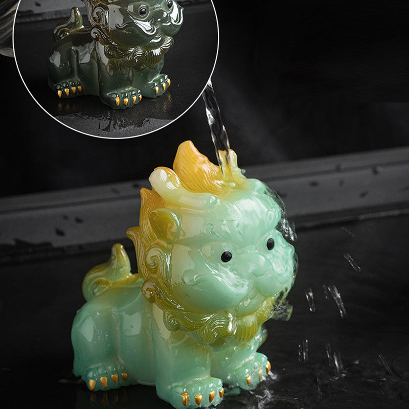 Farbwechselndes PiXiu-Teetier aus Harz | Zen-Wohndekor